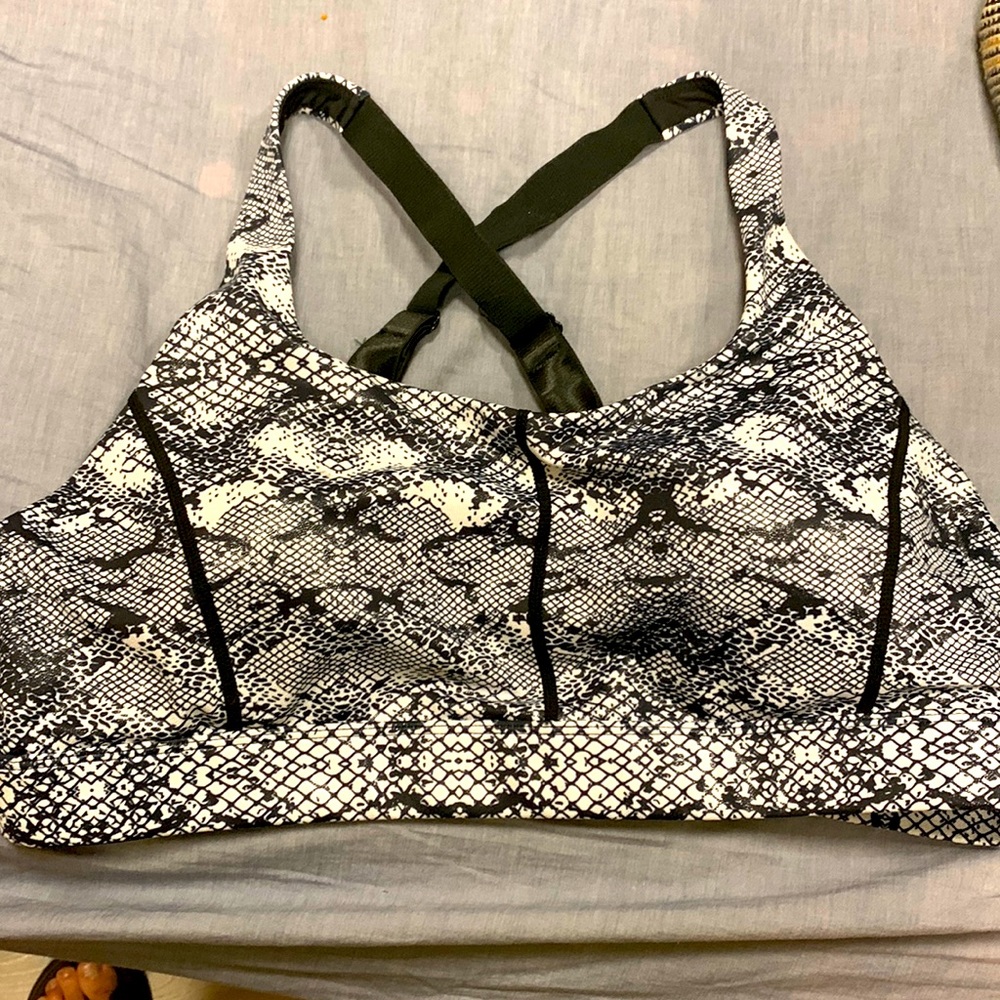 Zyia Light and Tight Cobra Metallic Bra